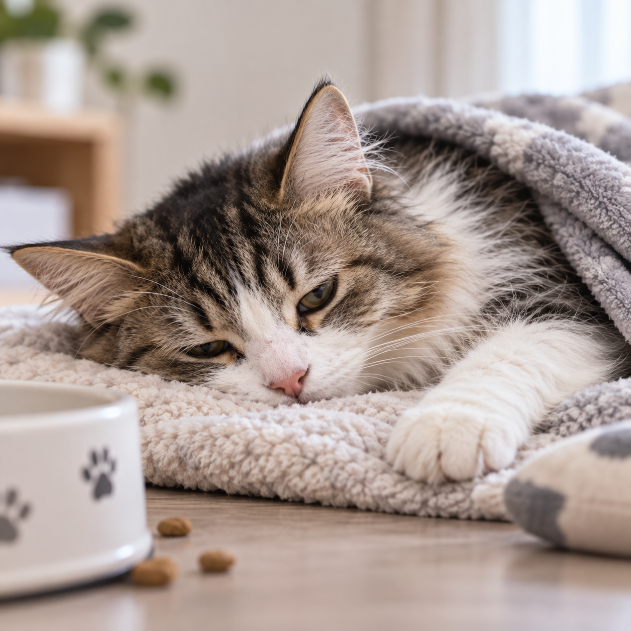 猫咪精神萎靡