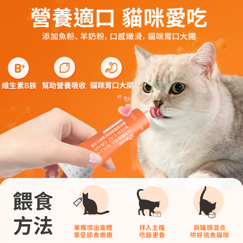 化毛膏-排毛球/補充劑營養