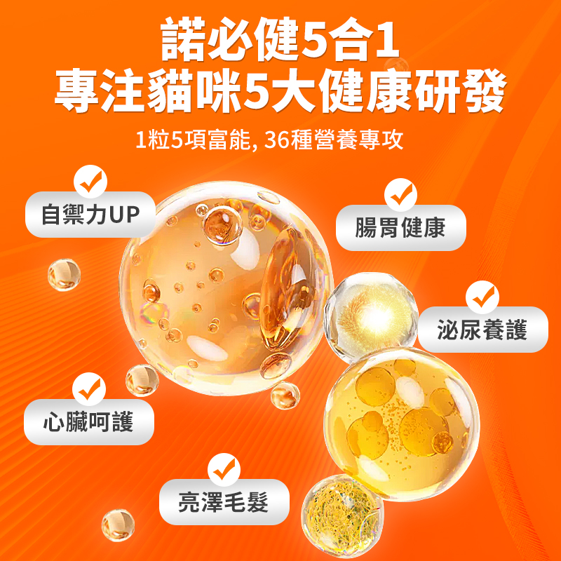 諾必健-寵物營養補充劑犬貓可用，調理腸胃，關節保護