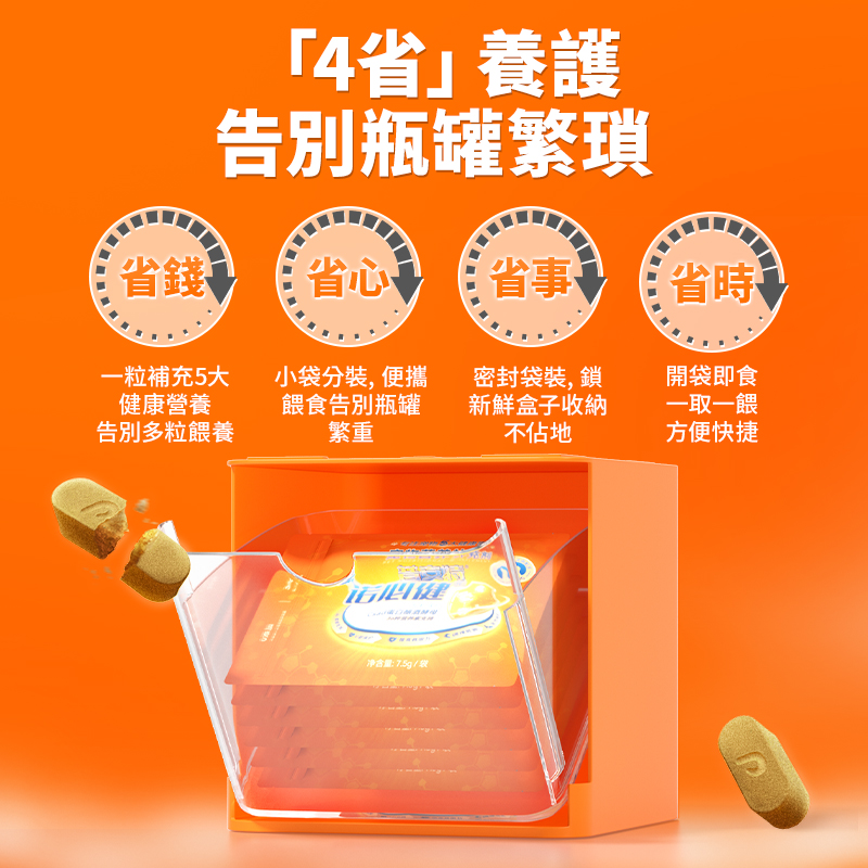 諾必健-寵物營養補充劑犬貓可用，調理腸胃，關節保護