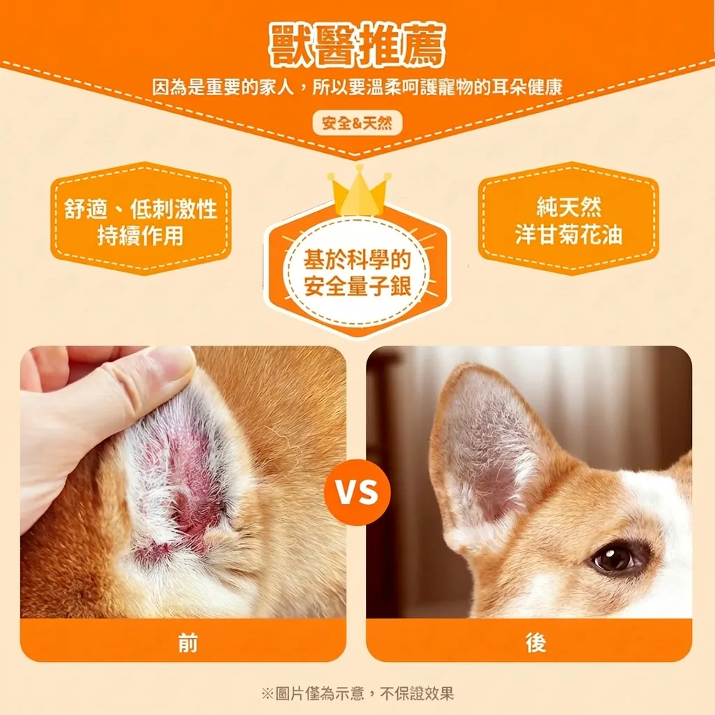 普安特量子銀滴耳液（犬貓適用）瘙癢／異味／耳炎／清潔