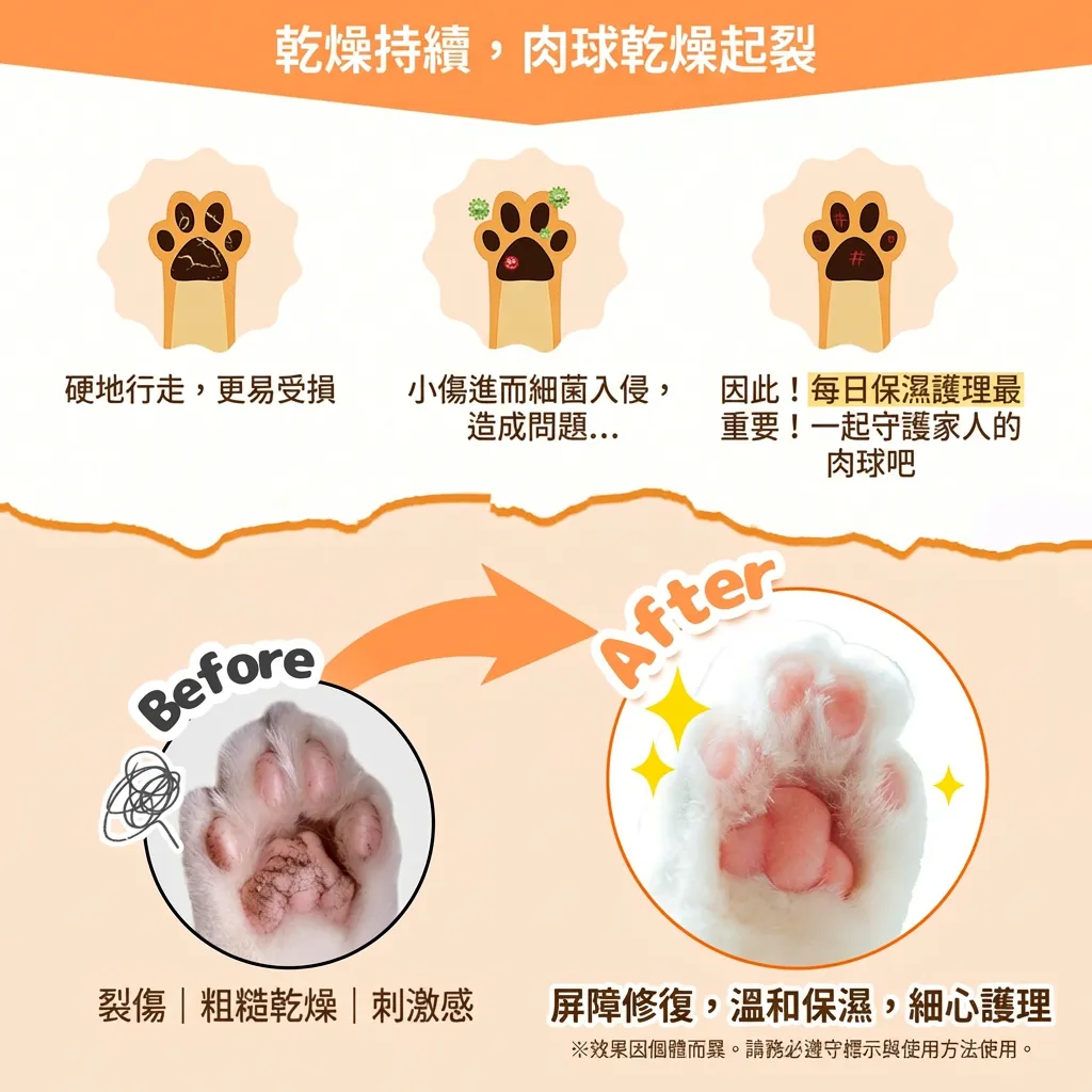 普安特寵物護足膏 狗狗貓咪爪子防乾裂 腳底潤足 腳墊腳掌 肉墊護理