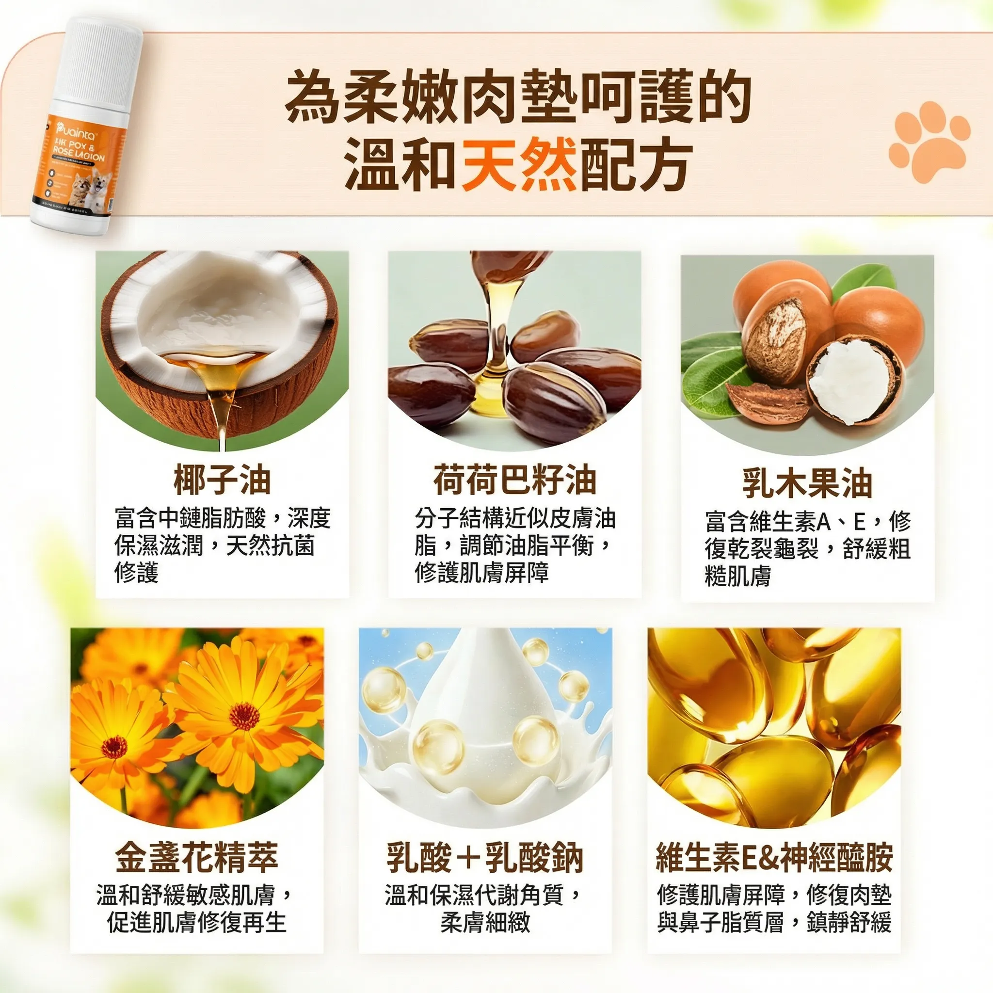 普安特寵物護足膏 狗狗貓咪爪子防乾裂 腳底潤足 腳墊腳掌 肉墊護理