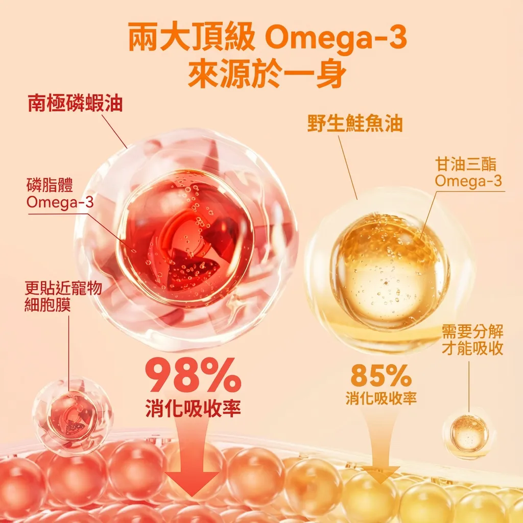 【美國進口】全方位魚油營養補充劑 寵物犬貓冠軍級亮毛護膚 改善掉毛脫毛 毛孩皮膚超健康