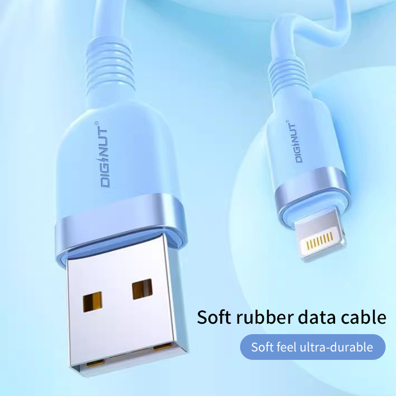 Diginut BA-1223L USB-A To Lighting Data Cable 2.4A 1.2M/ Support Data Transmission/ Soft Feel