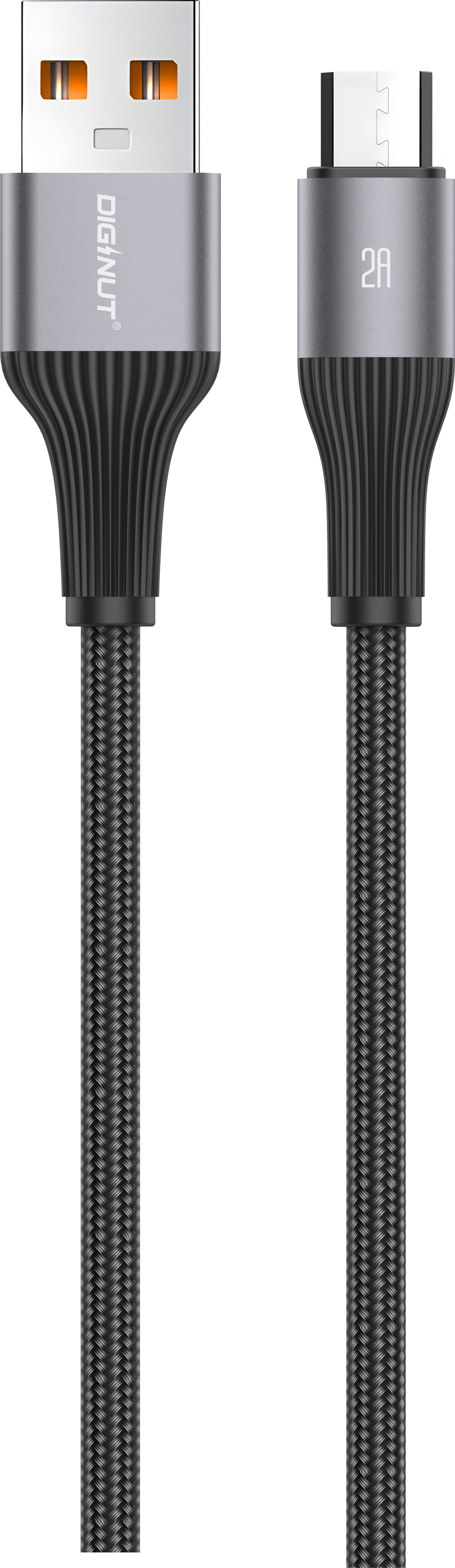 Diginut BA-1226C USB To Type-C /BA-1226L USB To Lightning/BA-1226R USB To Micro Data/Data Cable 6A 1.2M Grey