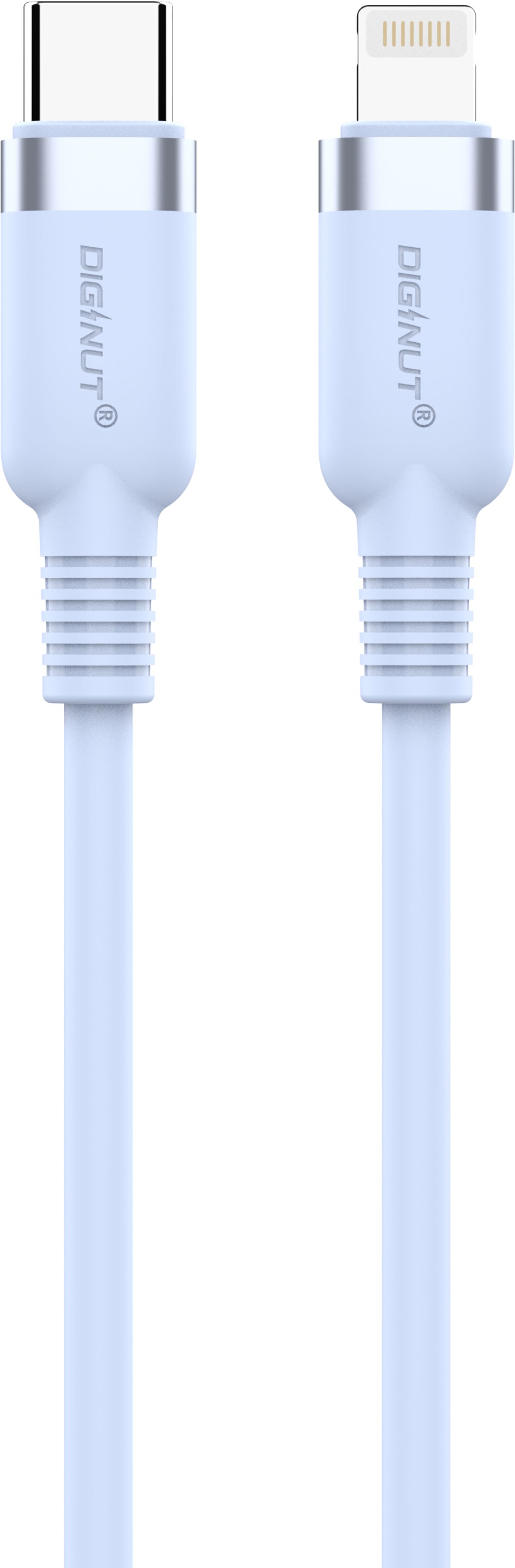 Diginut BC-1223L Type-C To Lightning Data Cable 27W 1.2M Support Data Transmission/ Soft Feel