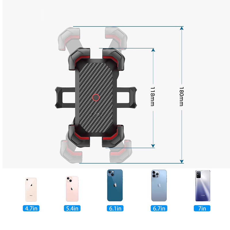 Diginut - CH-16 Bicycle Holder/ Manual Lock Lever/ Double Security