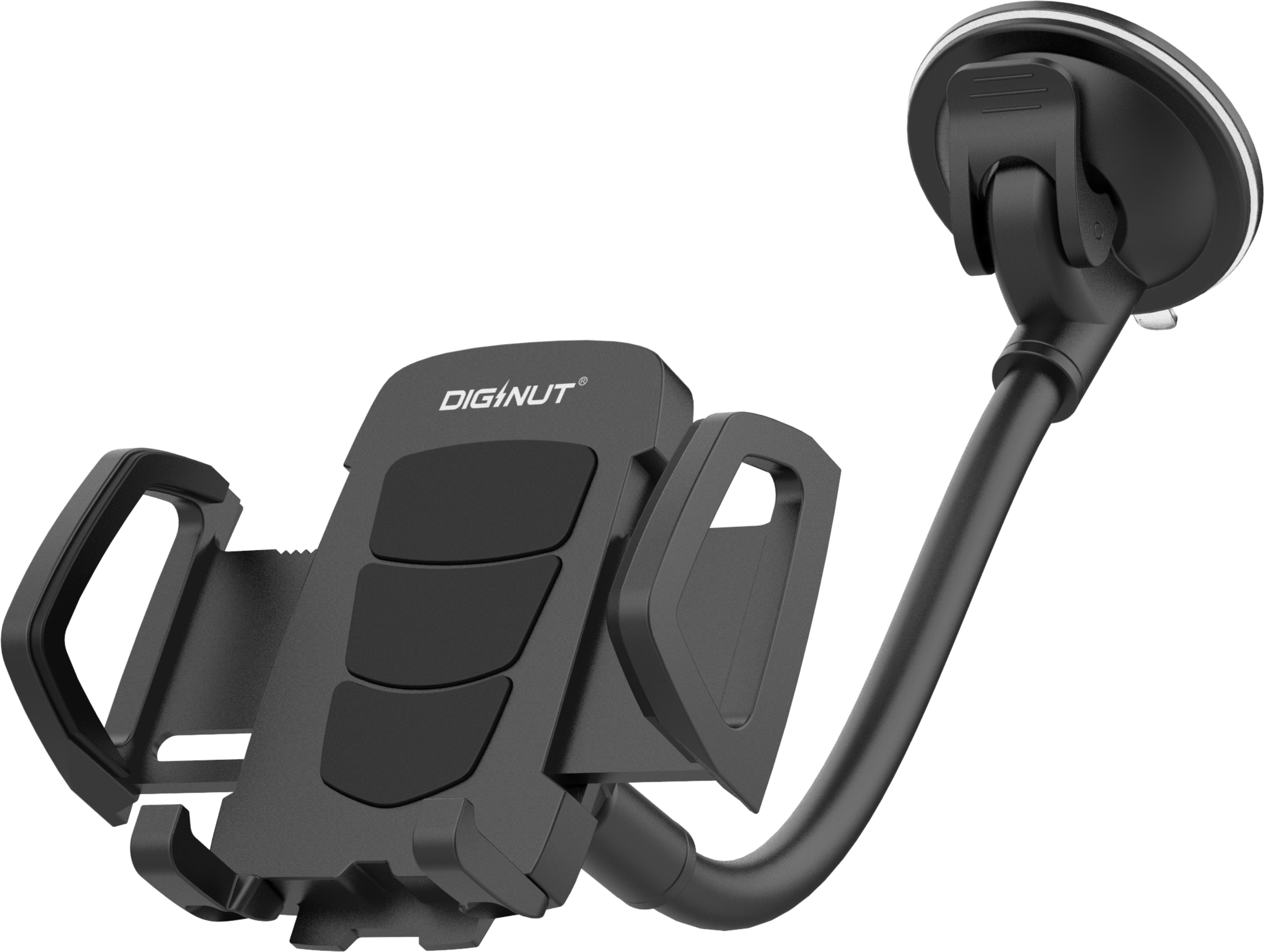 Diginut CH-22 Nano Silicone Adhesive Suction Cup Car Mount Holder