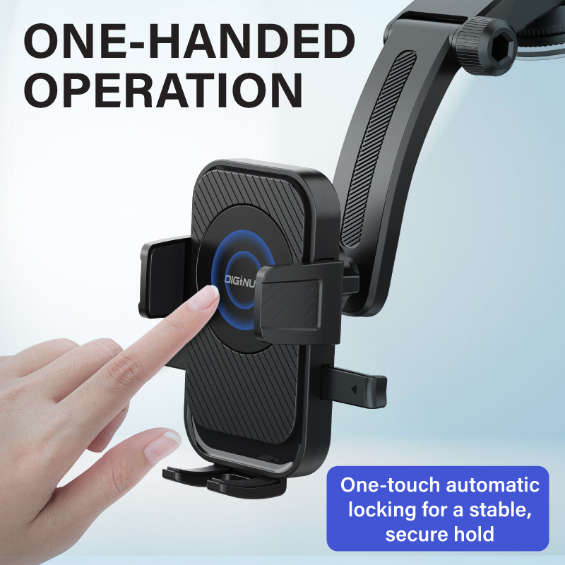 Diginut CH-28 360° Rotation Car Holder Black