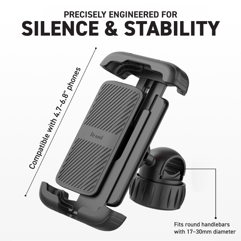 Diginut CH-30 Bike Phone Holder Black