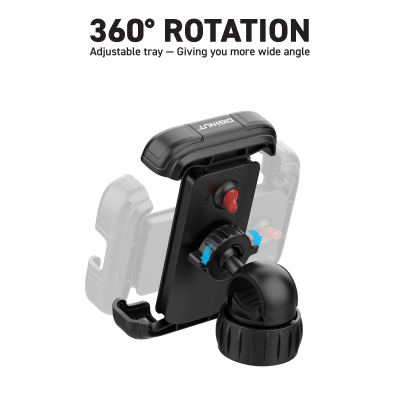 Diginut CH-30 Bike Phone Holder Black