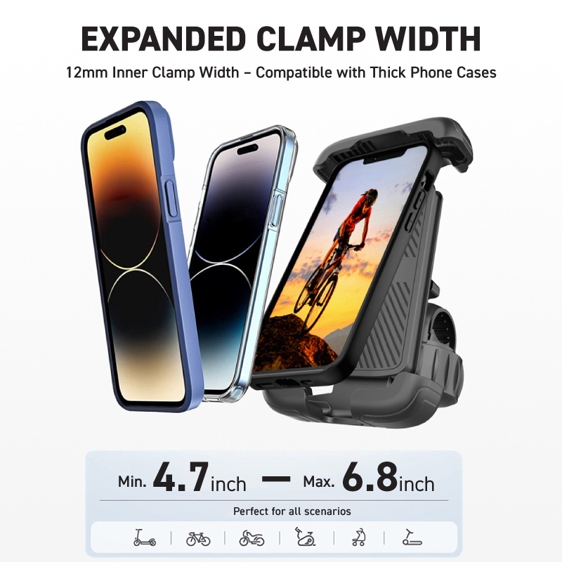 Diginut CH-30 Bike Phone Holder Black