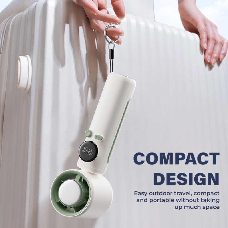 Diginut CL-60 Handheld Turbo Fan /Long-Lasting Cooling 4000mAh battery/Quiet Operation