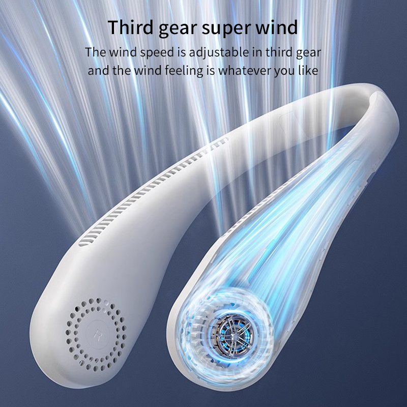 Diginut CL-33 Neck Fan/ Bladeless Neck Fan/ Intelligent Digital Display/ Three Gear Wind Speed