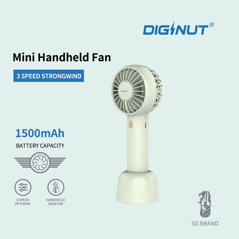Diginut CL-37 Mini Handheld Fan/ Five Gear Wind Speed/ Multifunctional