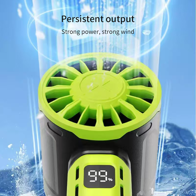 Diginut CL-38 Handheld Turbo Fan/ LED Digital Power Display/ Portable And Compact