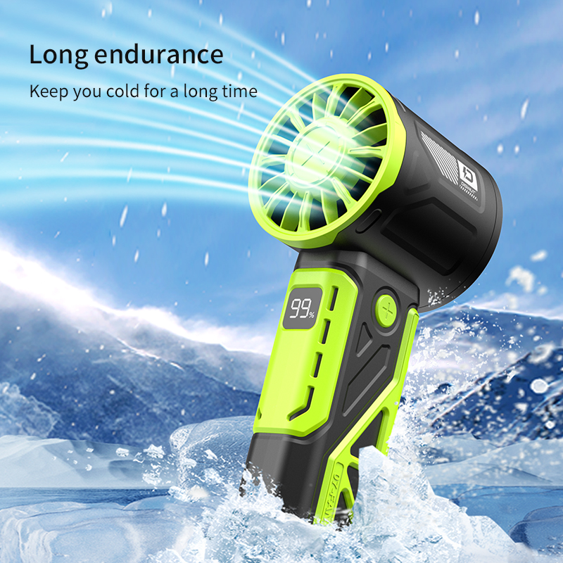Diginut CL-38 Handheld Turbo Fan/ LED Digital Power Display/ Portable And Compact