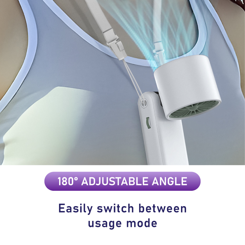 Diginut CL-85 Foldable Handheld Fan Grey