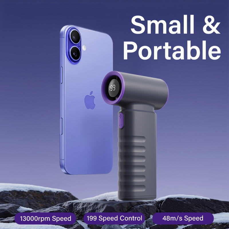 Gadget Mix Diginut CL-90 Ultra199 Speeds Super Power Turbo Fan/Grey