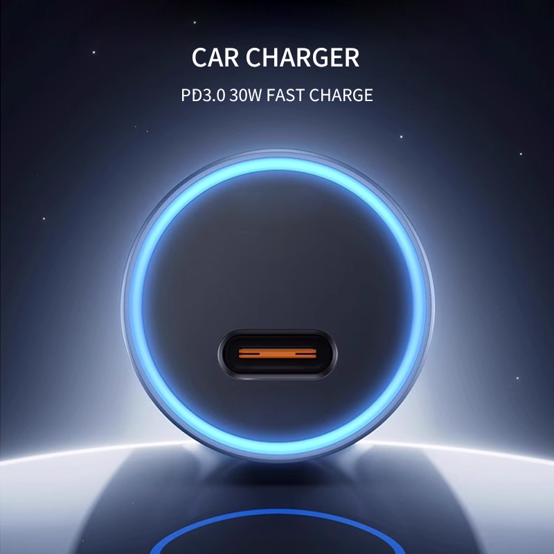 Diginut CP-23 USB-C Car Charger Max 30W Dark Grey/ PD3.0 30W/ Widely Compatible