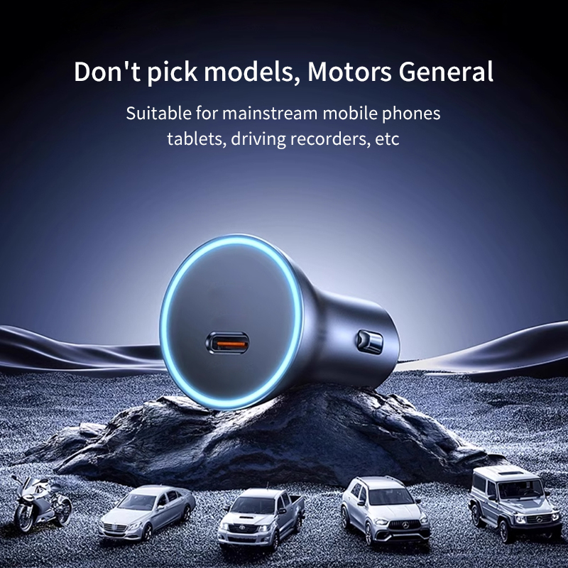 Diginut CP-23 USB-C Car Charger Max 30W Dark Grey/ PD3.0 30W/ Widely Compatible