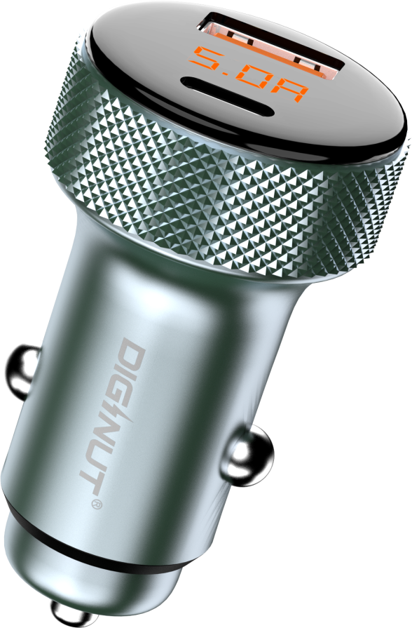Diginut CP-26 PD30W+QC18W Car Charger/ Zinc alloy/ Superior durability