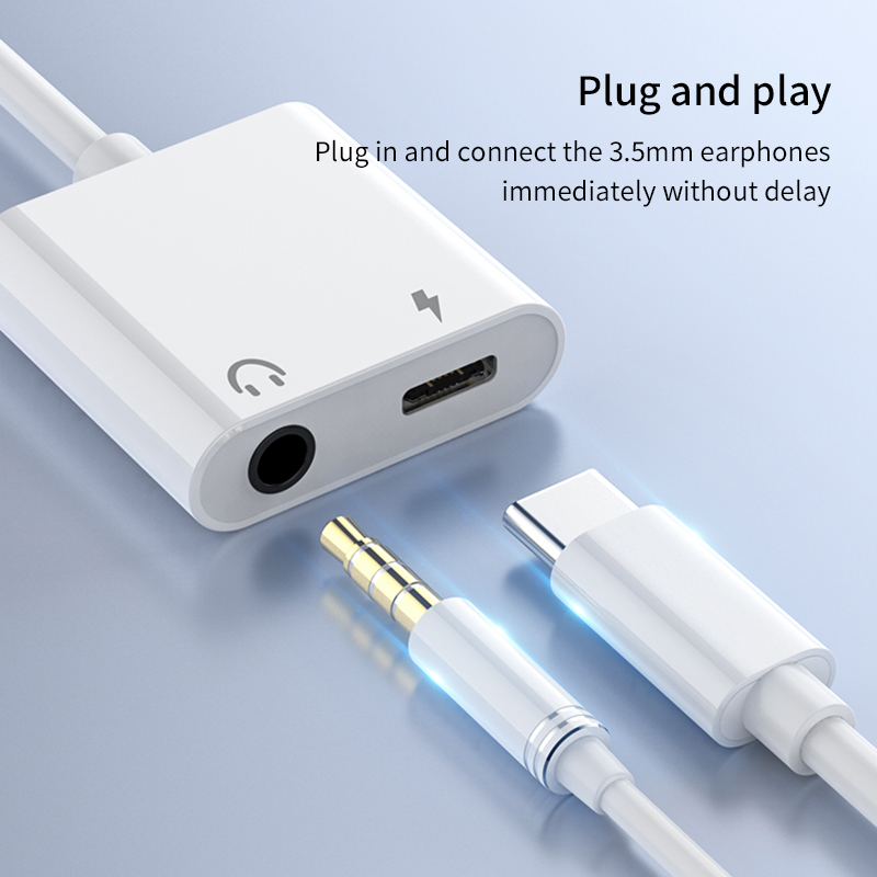 DIGINUT DA-08 Type-C to 3.5mm+Type-C Charge Converter/ PD 18W