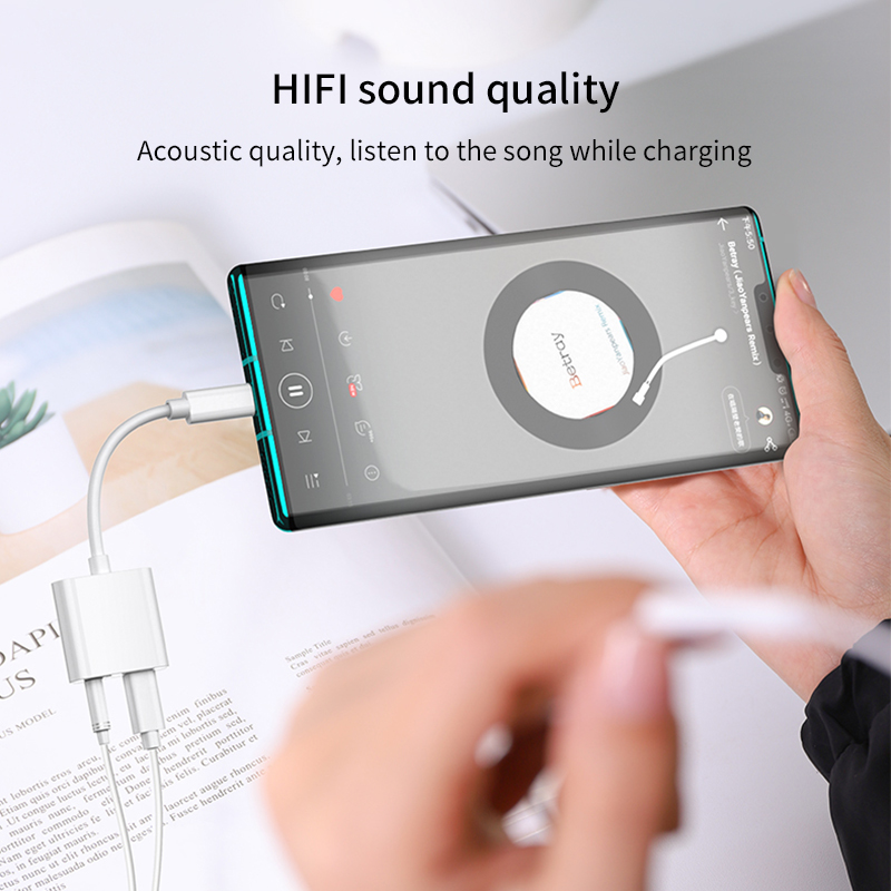 DIGINUT DA-08 Type-C to 3.5mm+Type-C Charge Converter/ PD 18W