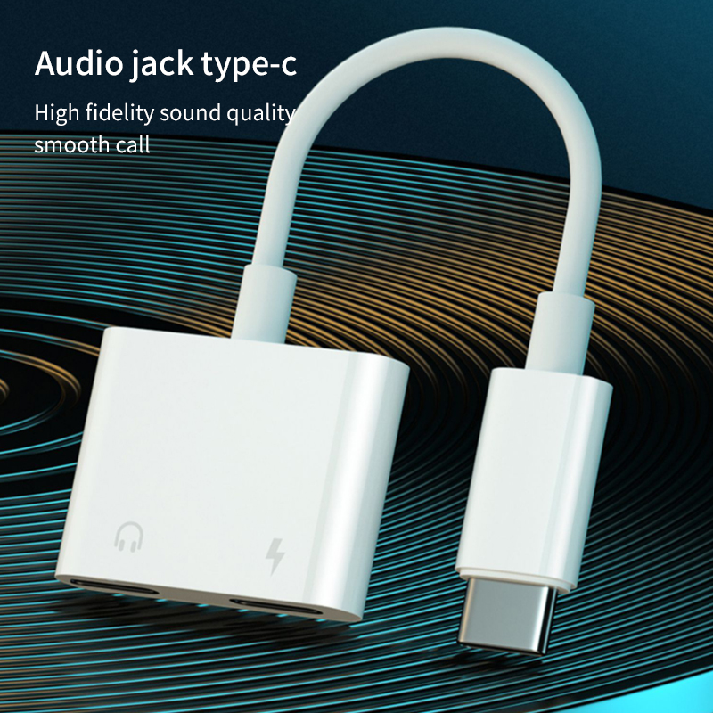 DIGINUT - DA-09 Type-C To Type-C+Type-C Converter White