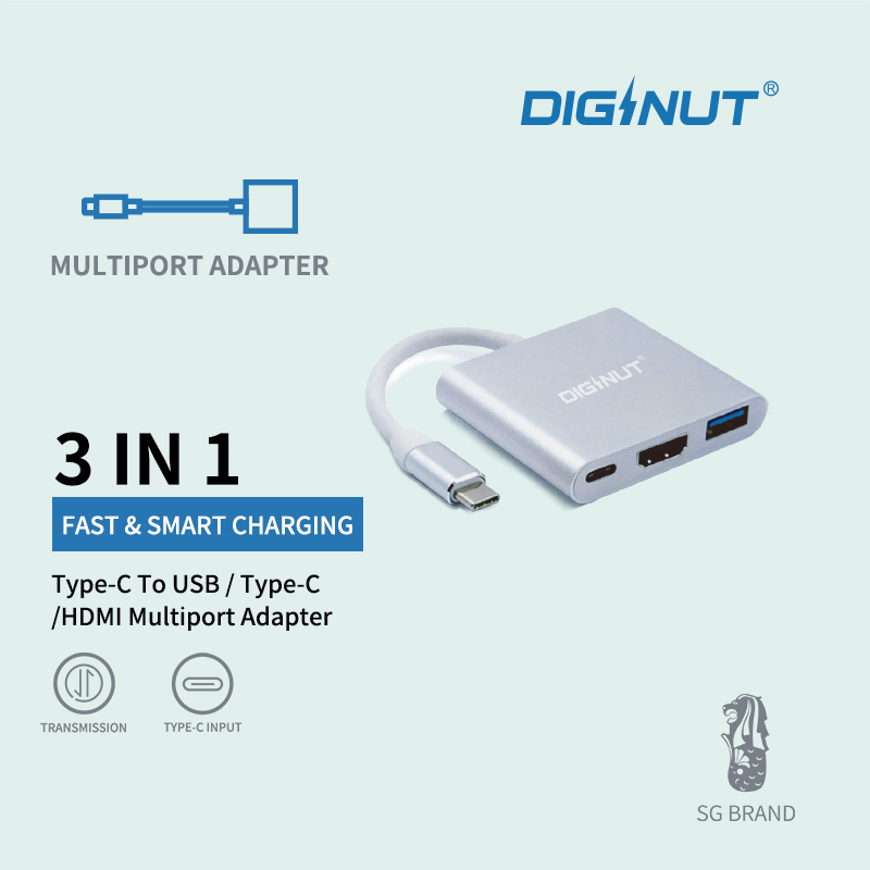 DIGINUT  DA-15 Type-C To HDMI Multiport Adapter/port extension
