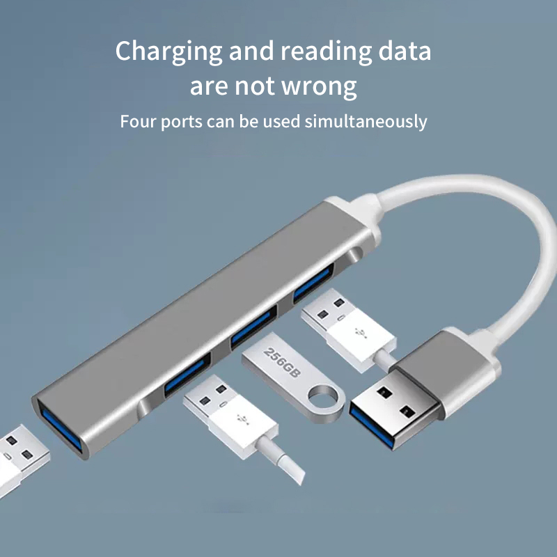 Diginut DA-17 USB-A Hub3.0+2.0 Compatible (4 Ports)/ Mouse & Keyboard / Flash Drive/Computer port expansion