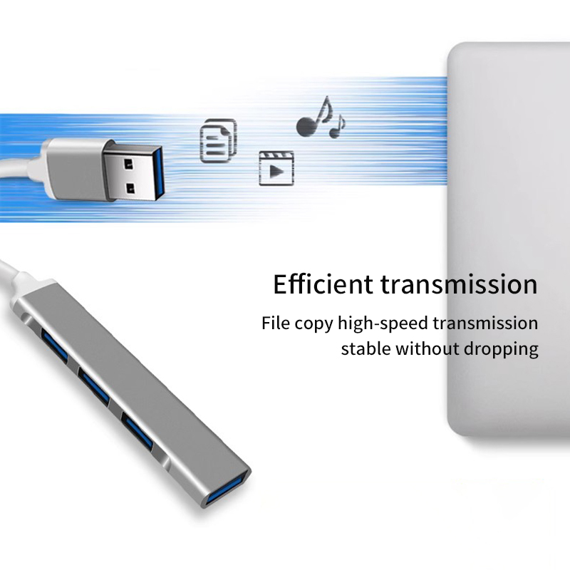 Diginut DA-17 USB-A Hub3.0+2.0 Compatible (4 Ports)/ Mouse & Keyboard / Flash Drive/Computer port expansion