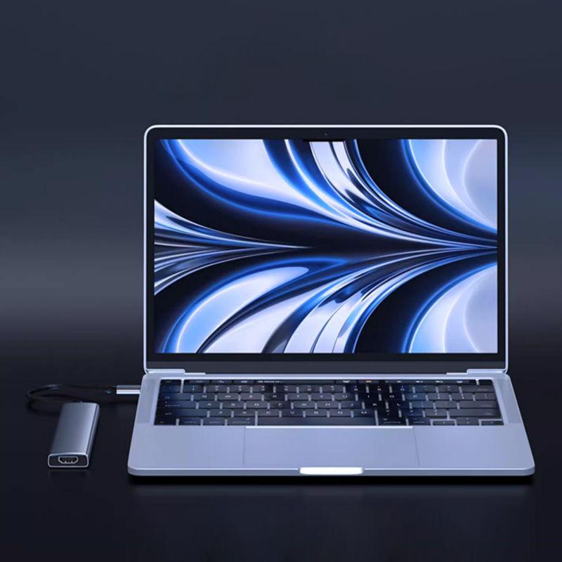 Diginut DA-19 5IN1 Type-C Hub+HDMI 4K Resolution/ HDMI 1.4*1+PD*1+ USB*3/ Plug and Play