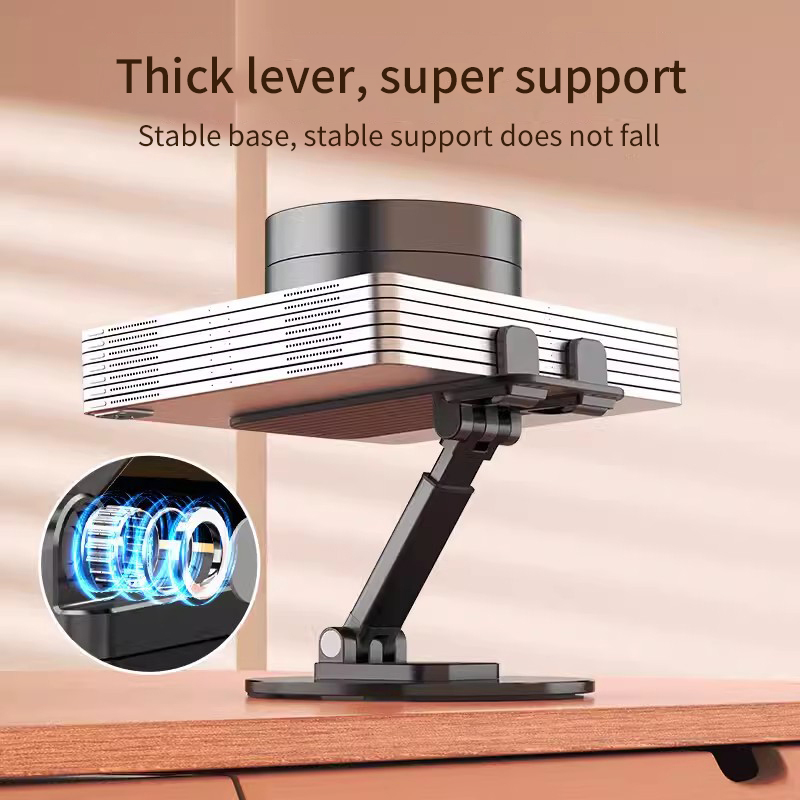 Diginut DJ-20 360-Degree Rotation Multi-Functional Phone Stand Black/White