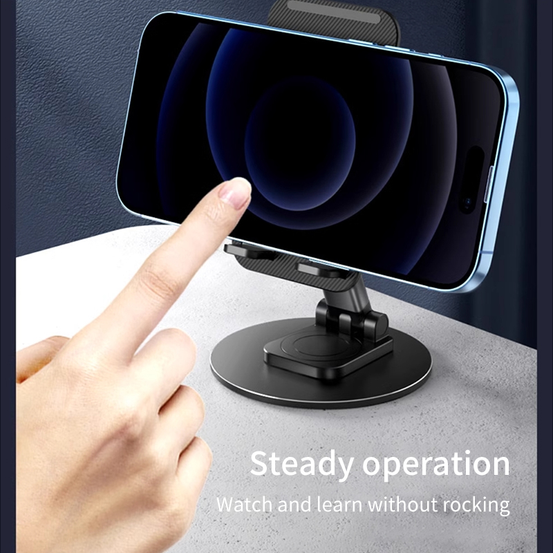 Diginut DJ-20 360-Degree Rotation Multi-Functional Phone Stand Black/White