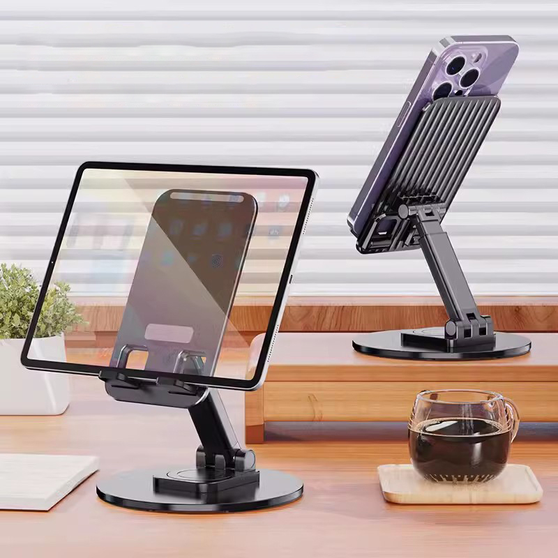 Diginut DJ-20 360-Degree Rotation Multi-Functional Phone Stand Black/White