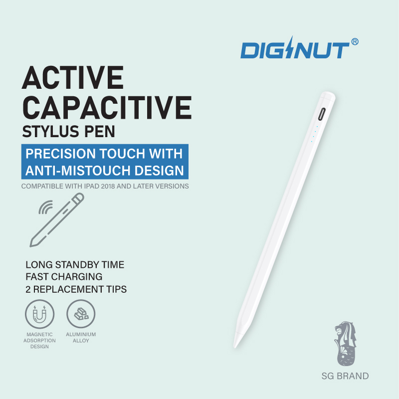Diginut KP-02 Active Stylus Pen White