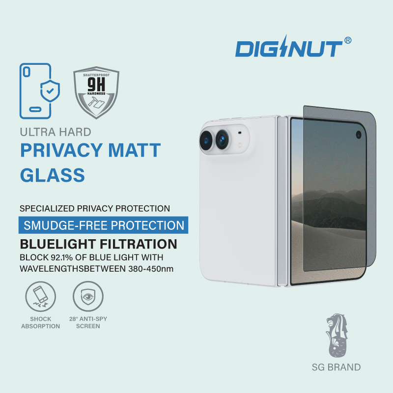 Diginut iPhone Duo Full Screen Protector Clear/Matt/Privacy Clear/Privacy Matt/Anti Blue Light