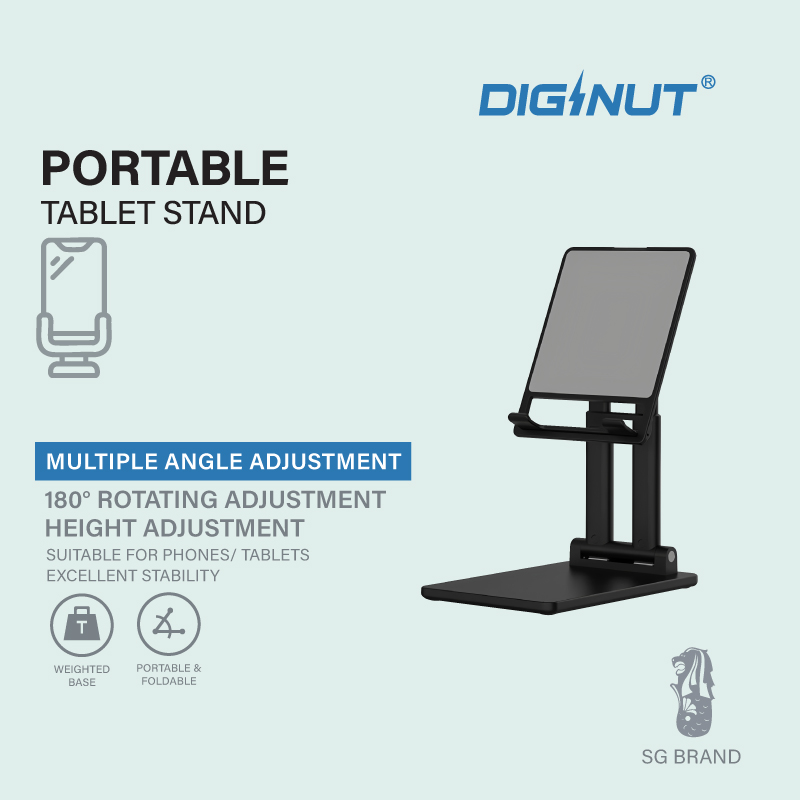 Diginut ZJ-21 Portable Tablet Stand / Black