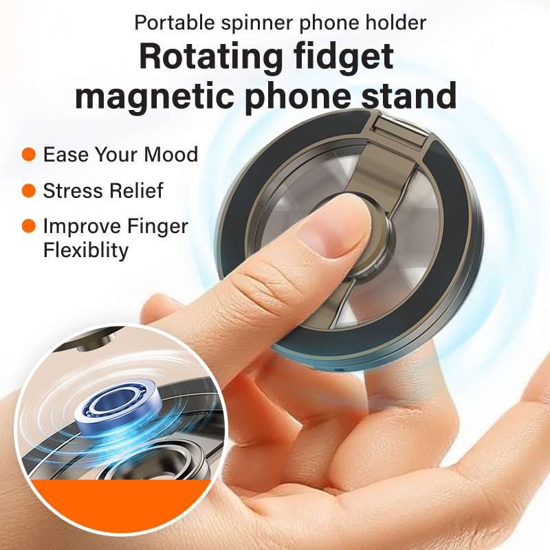 Diginut DJ-28 Metal Ring Phone Holder Grey