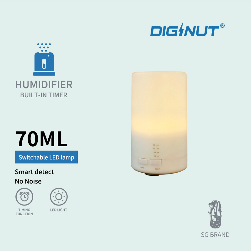 Diginut H6 Humidifier 70ml White Small and Efficient