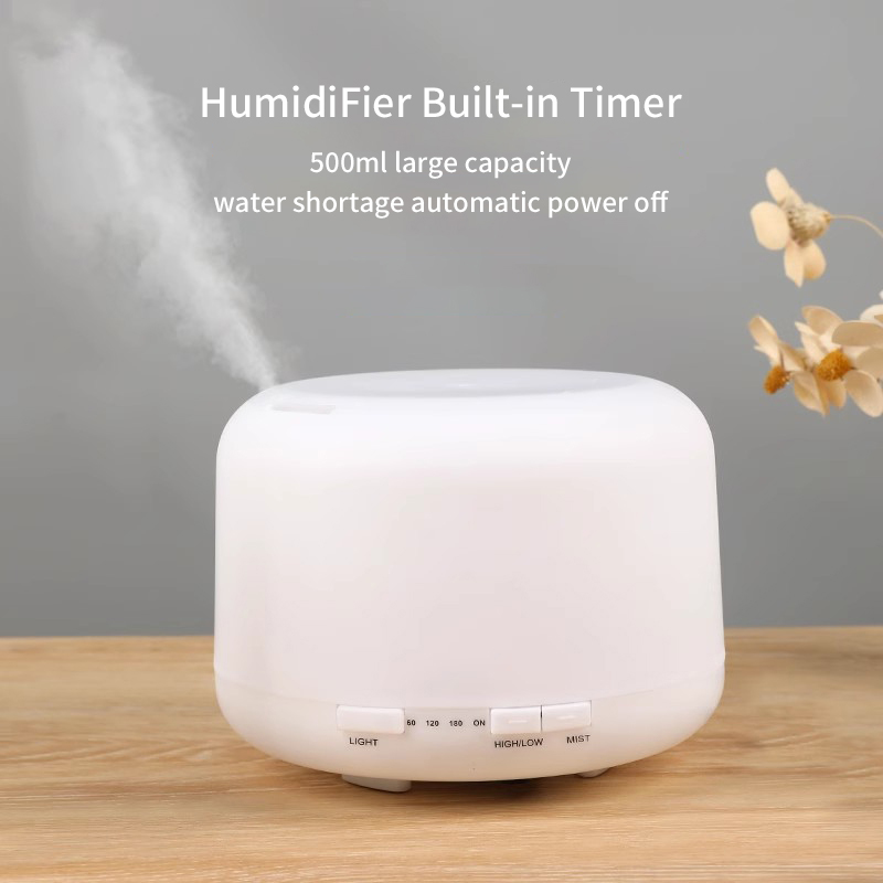 DIGINUT - Aroma Diffuser 500ML/Built-in Timer/ Switchable LED lamp