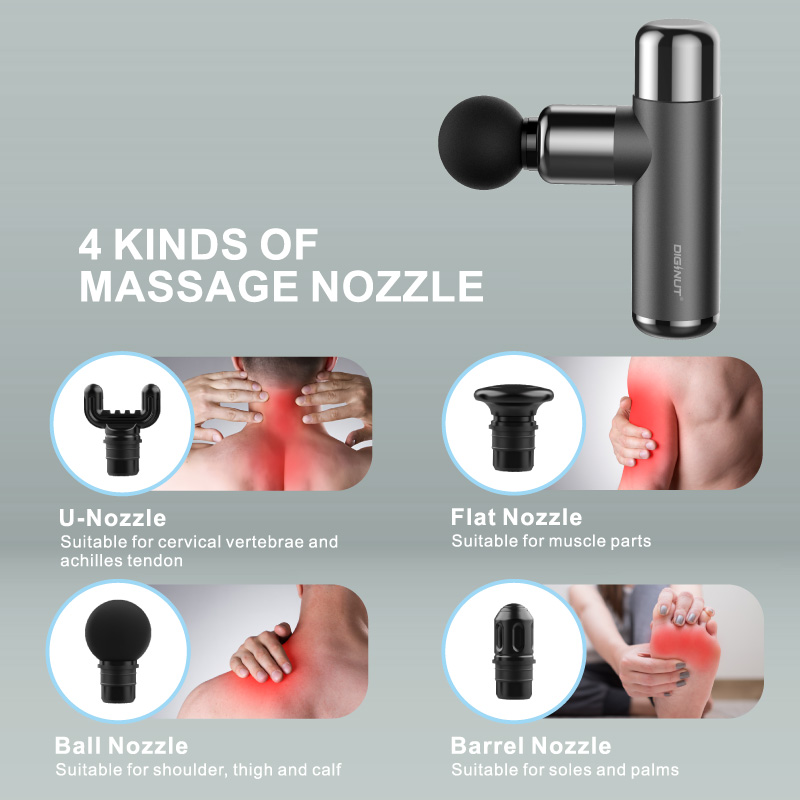 Diginut MS-10 Metallic Portable Fascia Gun Gray Black