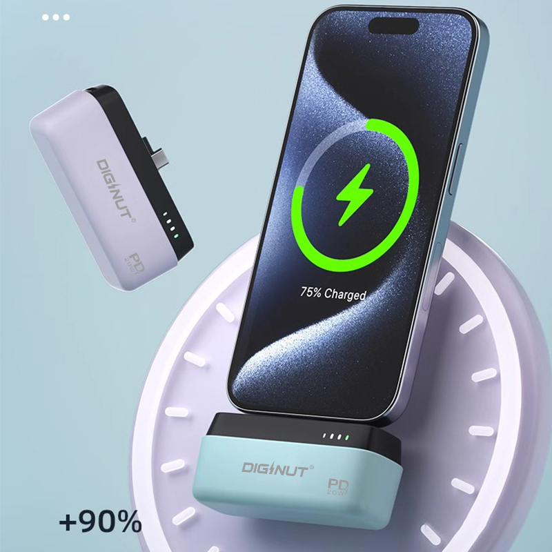 Diginut P-43C 5000mAh Mini Portable Powerbank/ Emergency Charging/ Type-C/ iPhone Output/ Easy To Carry