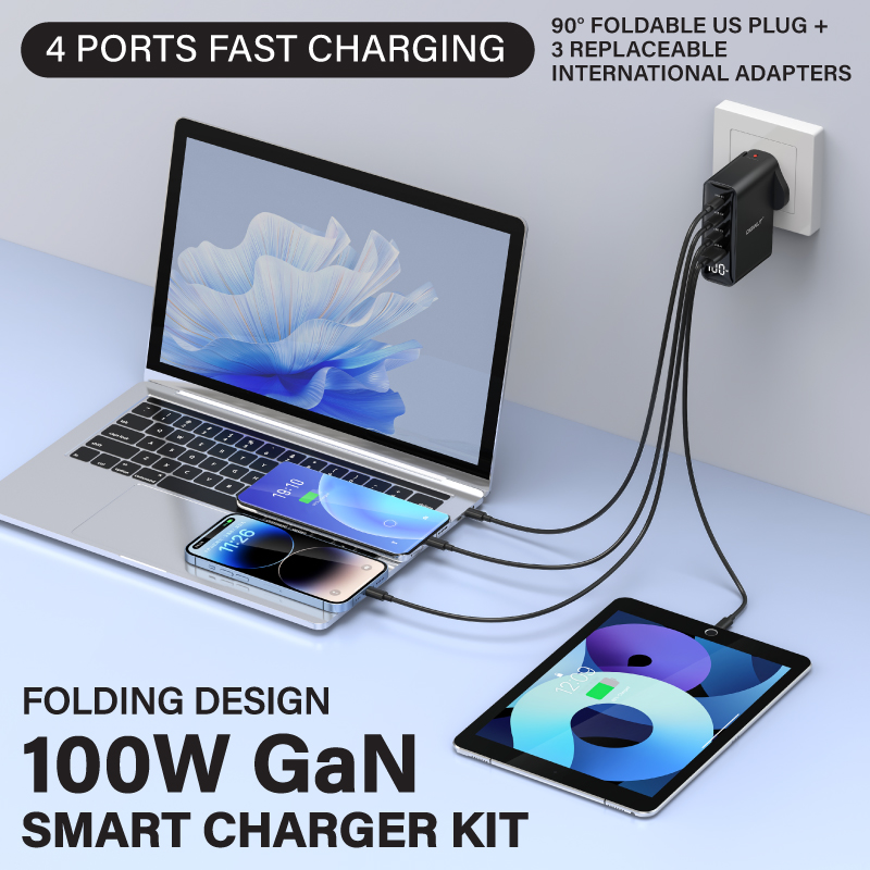 Diginut RCE-10002100W GaNSmart Charger / Black