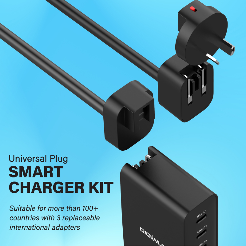 Diginut RCE-10002100W GaNSmart Charger / Black