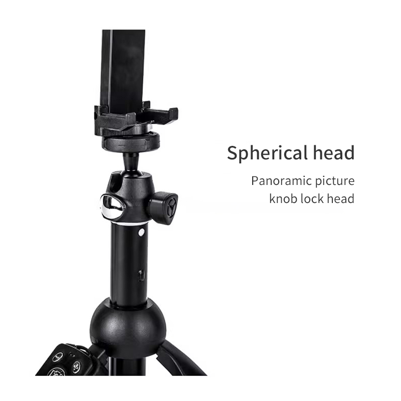 Diginut - SD-116 Foldable Selfie Tripod With Bluetooth Remote/ Selfie Stick/ Black