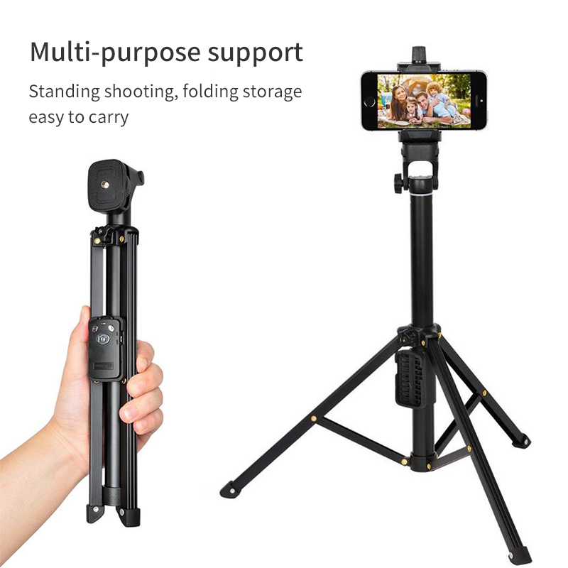 Diginut-SD-118 2IN1 Portable Selfie Monopod&Tripod Stick/Bluetooth Remote Controller/Phone&Camera/52mm-102mm