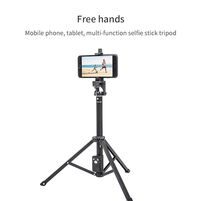 Diginut-SD-118 2IN1 Portable Selfie Monopod&Tripod Stick/Bluetooth Remote Controller/Phone&Camera/52mm-102mm